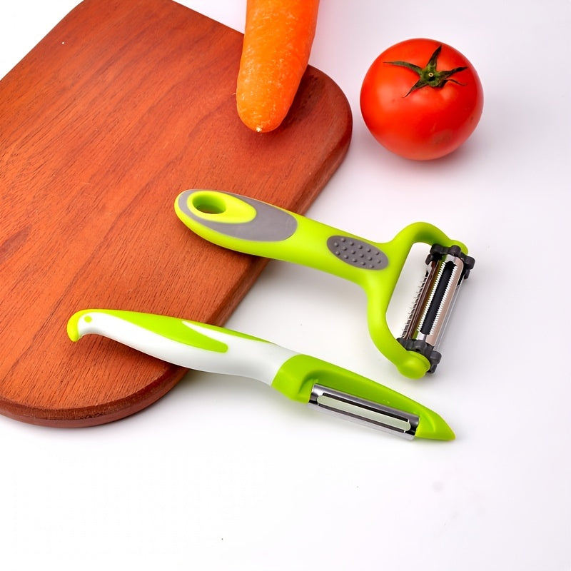 1 Pc Multifunctional Paring Knife 3-in-1 Rotary Peeler Grater Convenient Melon Planer