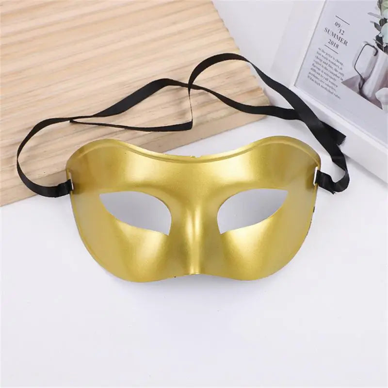 Woman Men Masquerade Mask Prom Retro Pattern Solid Color Masks Mardi Gras Costume Party Easter Wedding Birthday Halloween