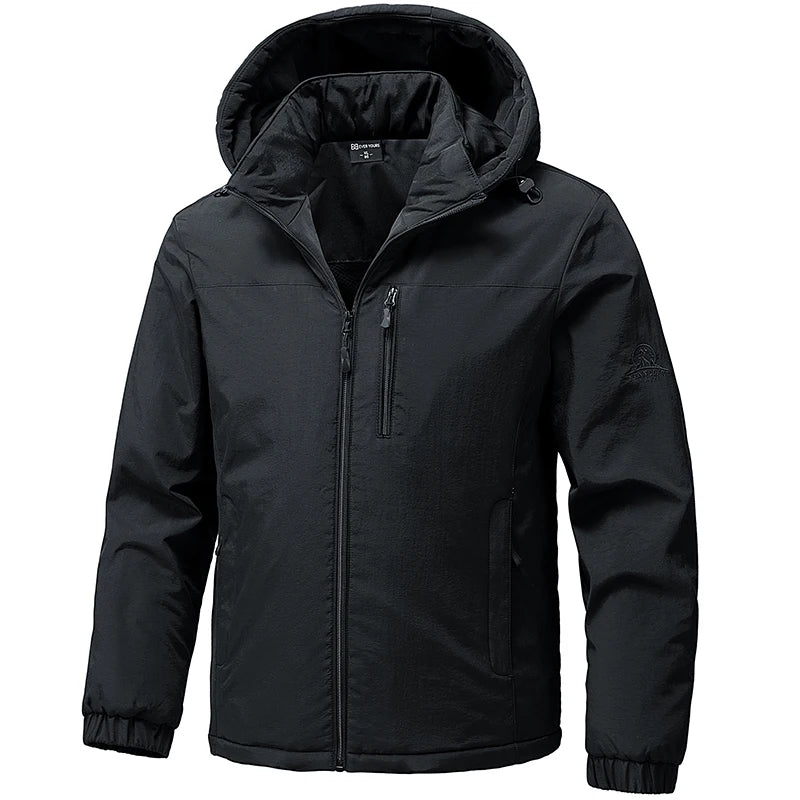 Winter Padded Workwear Jacket Men New Hot Cotton Puffer Jackets Men's Hooded Jacket Men's Cotton Parkas Men's Autumn Winter Coat