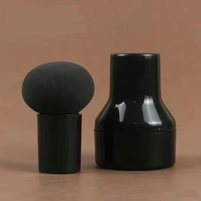 Mushroom Makeup Sponge Cosmetic Blender Puff Latex Free Face Sponge Beauty Puff Makeup Brush Sponge With Handle Case For Concealer BB Cream Foundation Makeup Tools