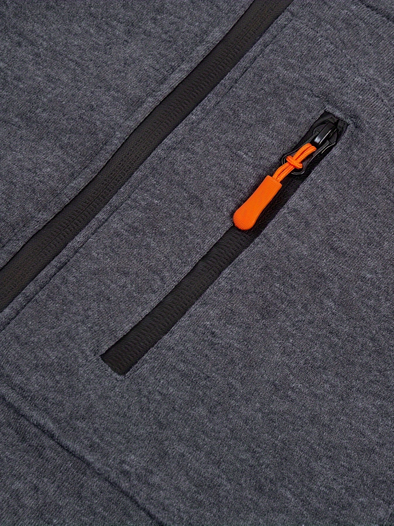 Mens Essential Zip-Up Hoodie - Long Sleeve, Lightweight, Gym-Ready Jacket for Spring & Fall