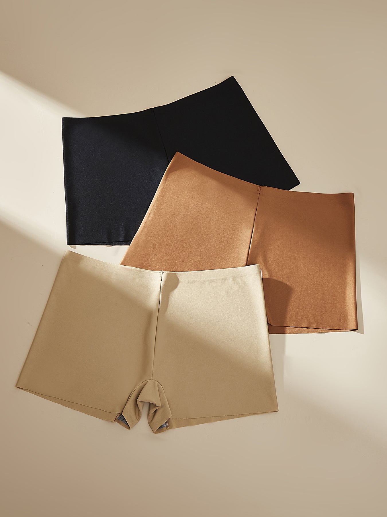 3pcs Soft No Show Boyshort Underwear For Women 3 Pack Soft Seamless Panties Pack