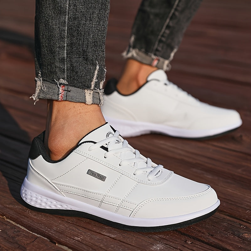 VanWeir Mens Plus Size Casual Comfortable Grip Running Sneakers, Durable Lace-Up Design, Ideal for Outdoor Sports & Daily Wear