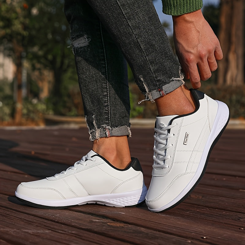 VanWeir Mens Plus Size Casual Comfortable Grip Running Sneakers, Durable Lace-Up Design, Ideal for Outdoor Sports & Daily Wear