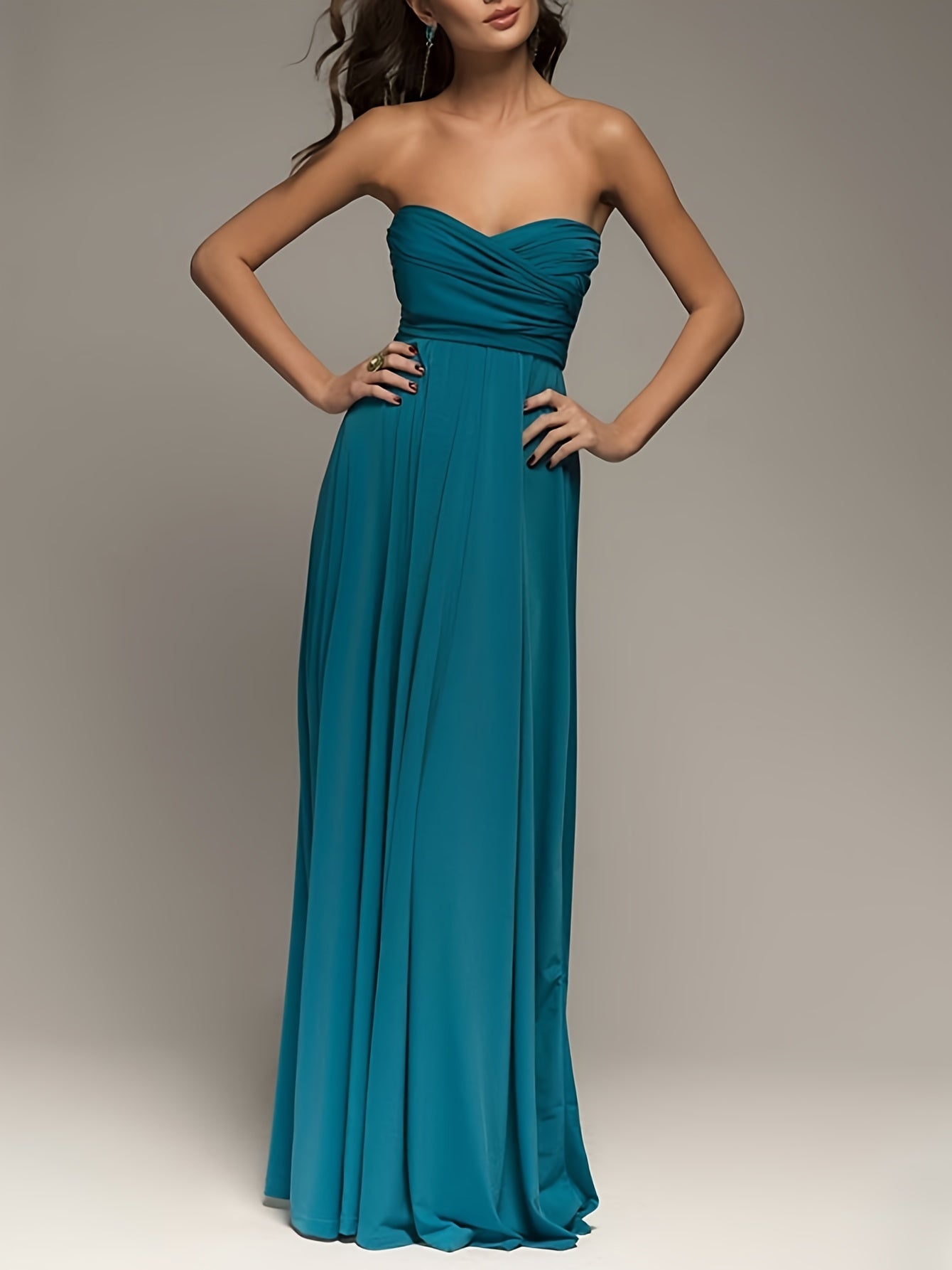 Sexy Maxi Dress, Sleeveless Party Prom Dress, Women's Clothing