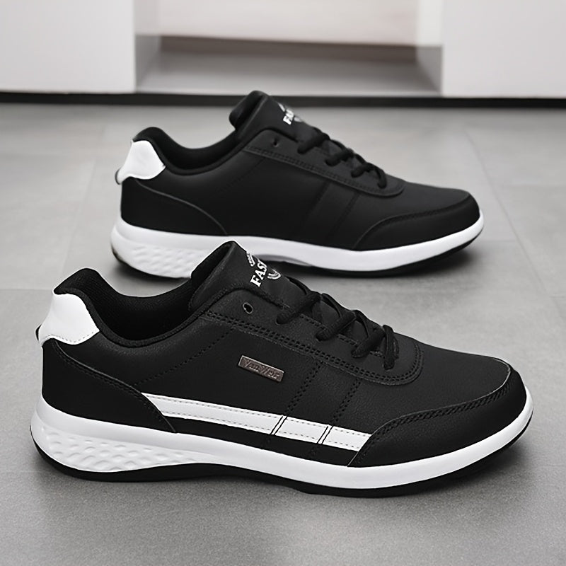 VanWeir Mens Plus Size Casual Comfortable Grip Running Sneakers, Durable Lace-Up Design, Ideal for Outdoor Sports & Daily Wear