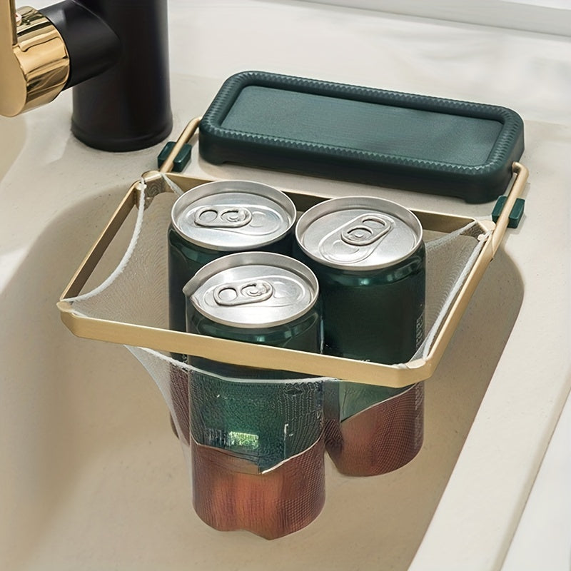 [Foldable Sink Strainer] Sink Filter Rack | Foldable | Mesh Bag | Anti-Clogging | Easy to Use