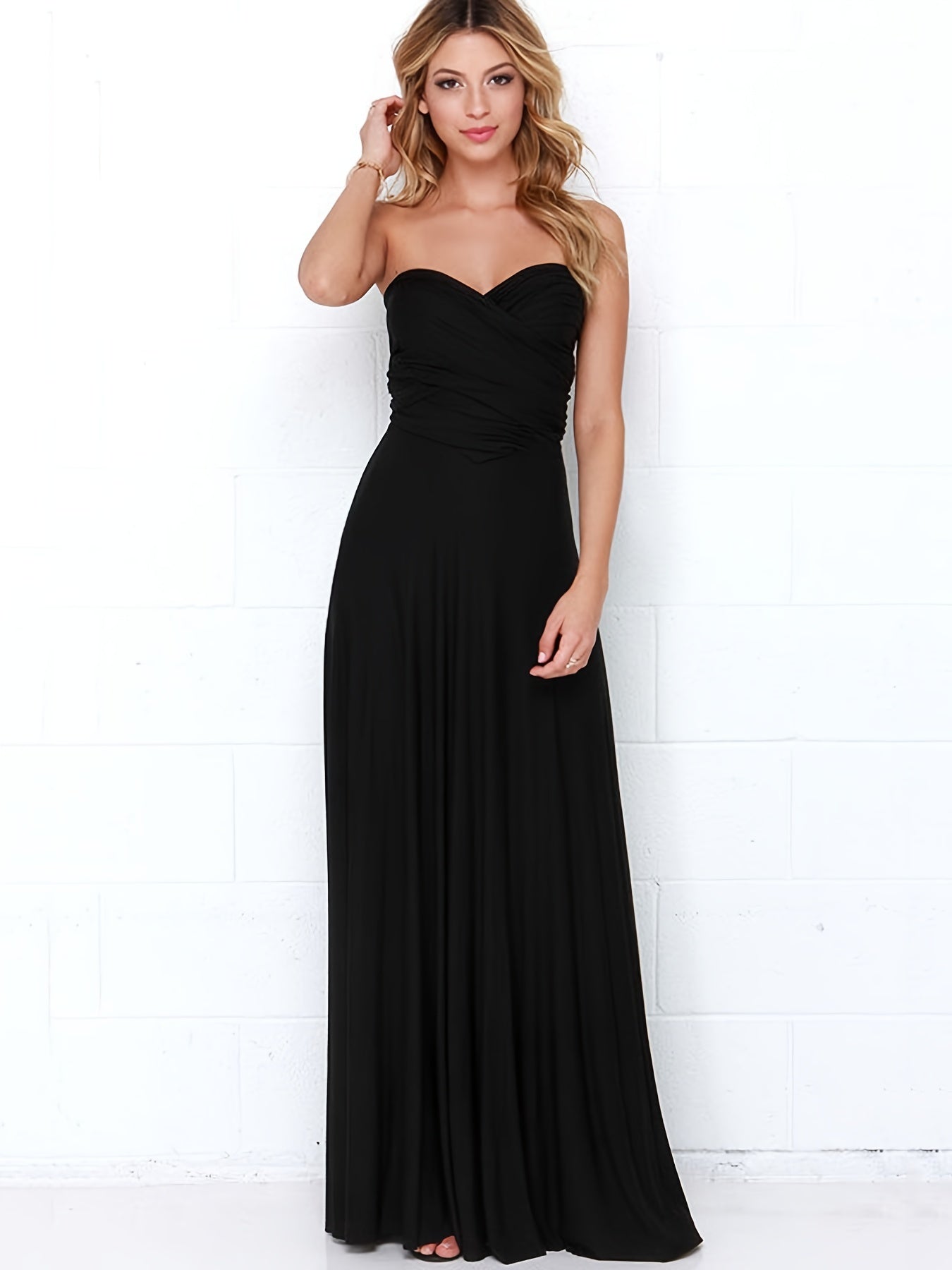 Sexy Maxi Dress, Sleeveless Party Prom Dress, Women's Clothing
