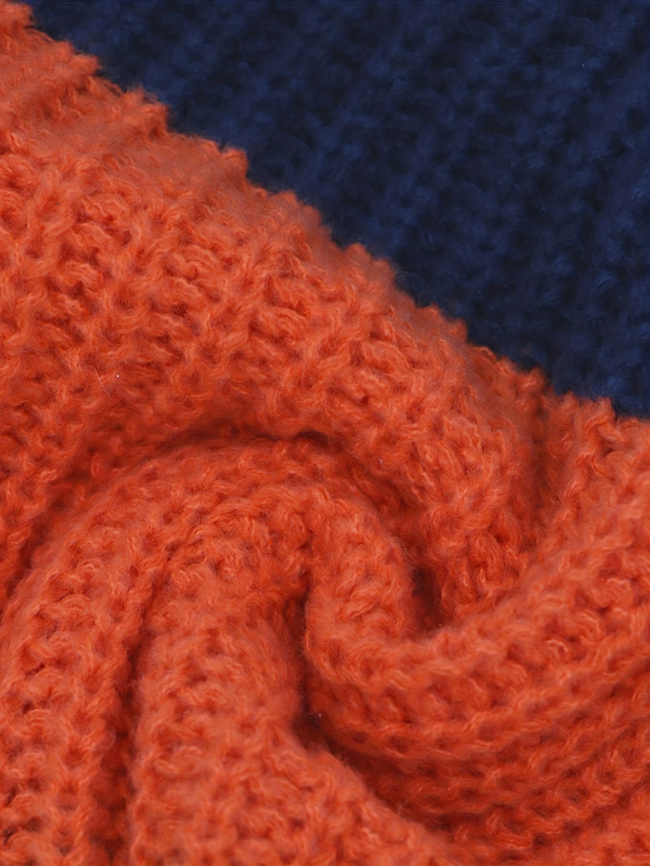 Fall/Winter Chic: Off-Shoulder Color Block Knit Sweater - Casual, Comfy, and Stylish Long Sleeve Top