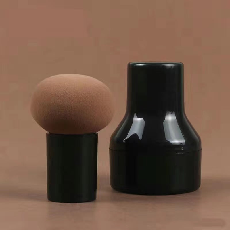 Mushroom Makeup Sponge Cosmetic Blender Puff Latex Free Face Sponge Beauty Puff Makeup Brush Sponge With Handle Case For Concealer BB Cream Foundation Makeup Tools