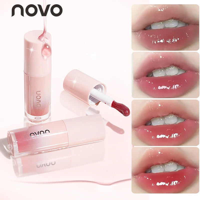 Lip Glaze Moisturizes Lips, Creates A Mirror-Like Gloss, Moisturizes And Nourishes, And Lasts Without Being Sticky.