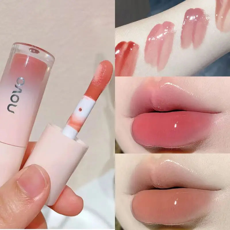 Lip Glaze Moisturizes Lips, Creates A Mirror-Like Gloss, Moisturizes And Nourishes, And Lasts Without Being Sticky.
