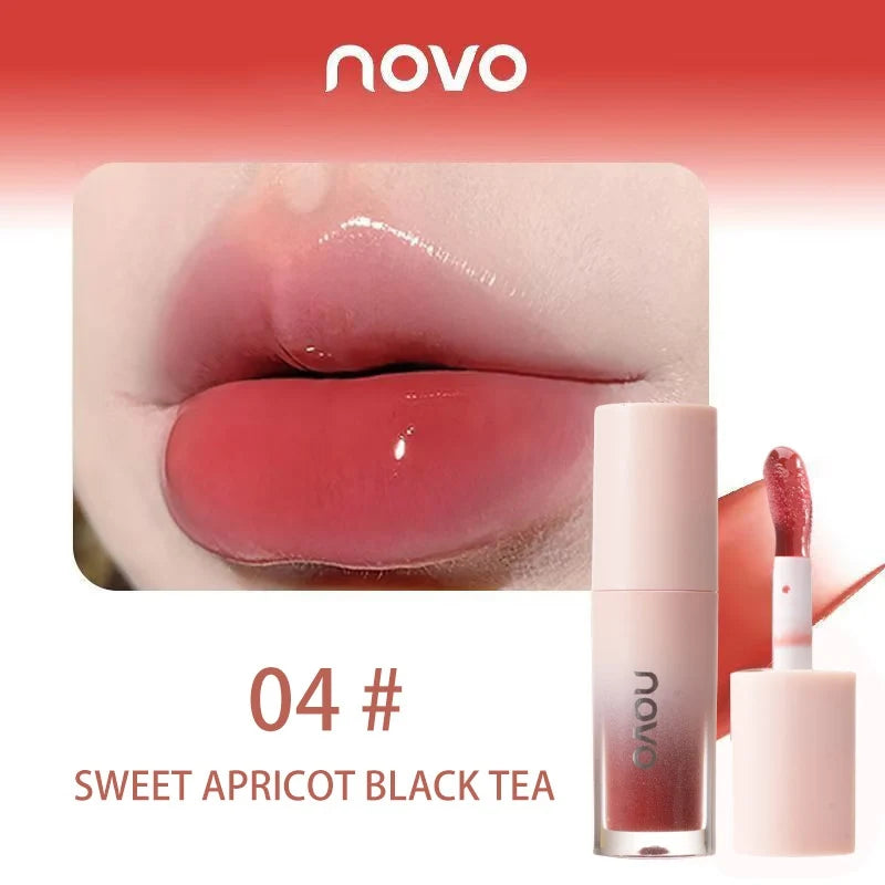 Lip Glaze Moisturizes Lips, Creates A Mirror-Like Gloss, Moisturizes And Nourishes, And Lasts Without Being Sticky.