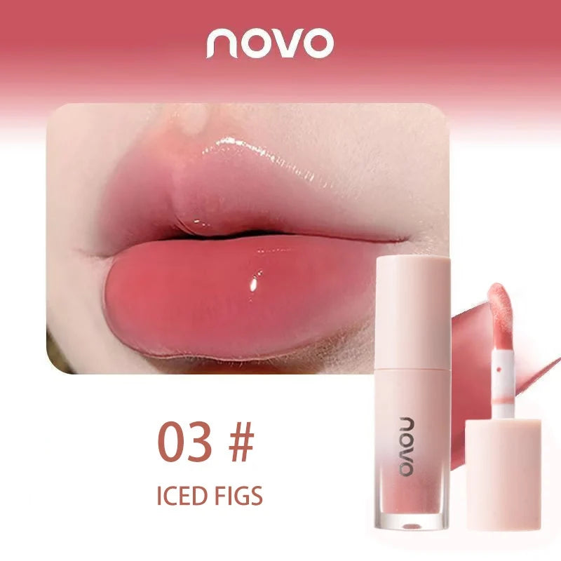 Lip Glaze Moisturizes Lips, Creates A Mirror-Like Gloss, Moisturizes And Nourishes, And Lasts Without Being Sticky.