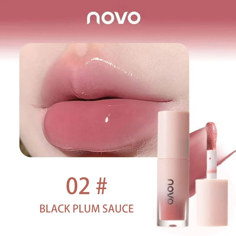 Lip Glaze Moisturizes Lips, Creates A Mirror-Like Gloss, Moisturizes And Nourishes, And Lasts Without Being Sticky.