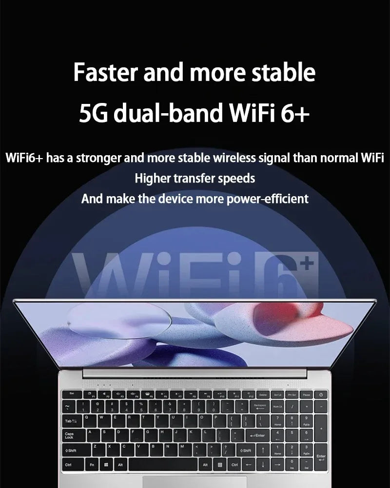 Laptop Computer 15.6 Inch CPU Intel N5095 16GB RAM 1TB WiFi6 Lightweight Business Computer Notebook Windows 11 Gaming laptops