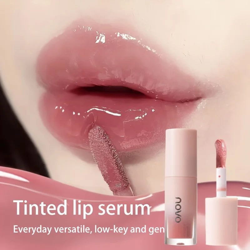 Lip Glaze Moisturizes Lips, Creates A Mirror-Like Gloss, Moisturizes And Nourishes, And Lasts Without Being Sticky.