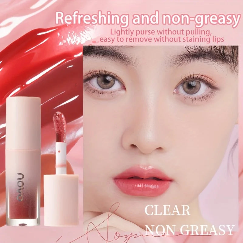 Lip Glaze Moisturizes Lips, Creates A Mirror-Like Gloss, Moisturizes And Nourishes, And Lasts Without Being Sticky.