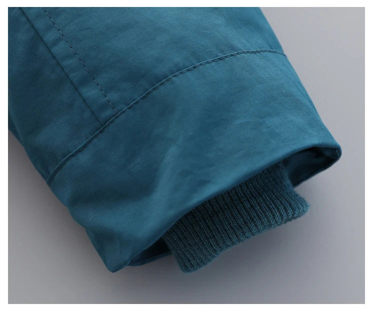 Boys Jacket 2-14 Years Old Resist The Severe Cold Heavy Thick Plus Velvet High Quality Long Hooded Coat For Kids Windbreaker