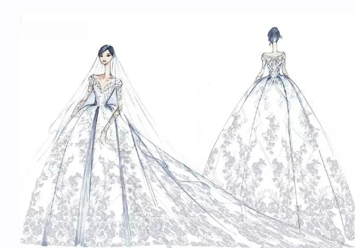 Elegant Lace Wedding Dresses for Women 2025 Luxury Sleeveless Deep V-Neck Sparkly Bridal Gowns Sweetheart Wedding Gown for Women