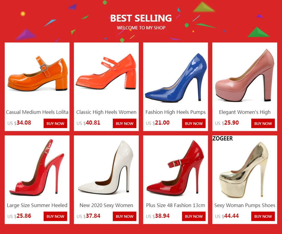 Elegant Green High Heels Pumps Shoes Woman Nude Red Blue Women's Heeled Party Office Wedding Shoes Ladies Large Size 45 ZOGEER
