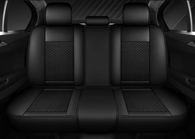 Universal Luxury Designer 5D Nappa Leather Car Seats Cover Auto Accessory Protective Model Avalon
