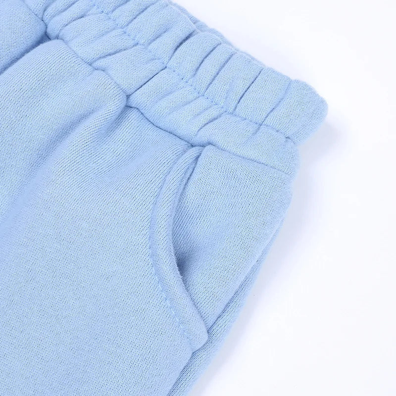 2-12 years old children's clothing winter new boys and girls' fleece sweater suit hooded Plush sportswear children's suit