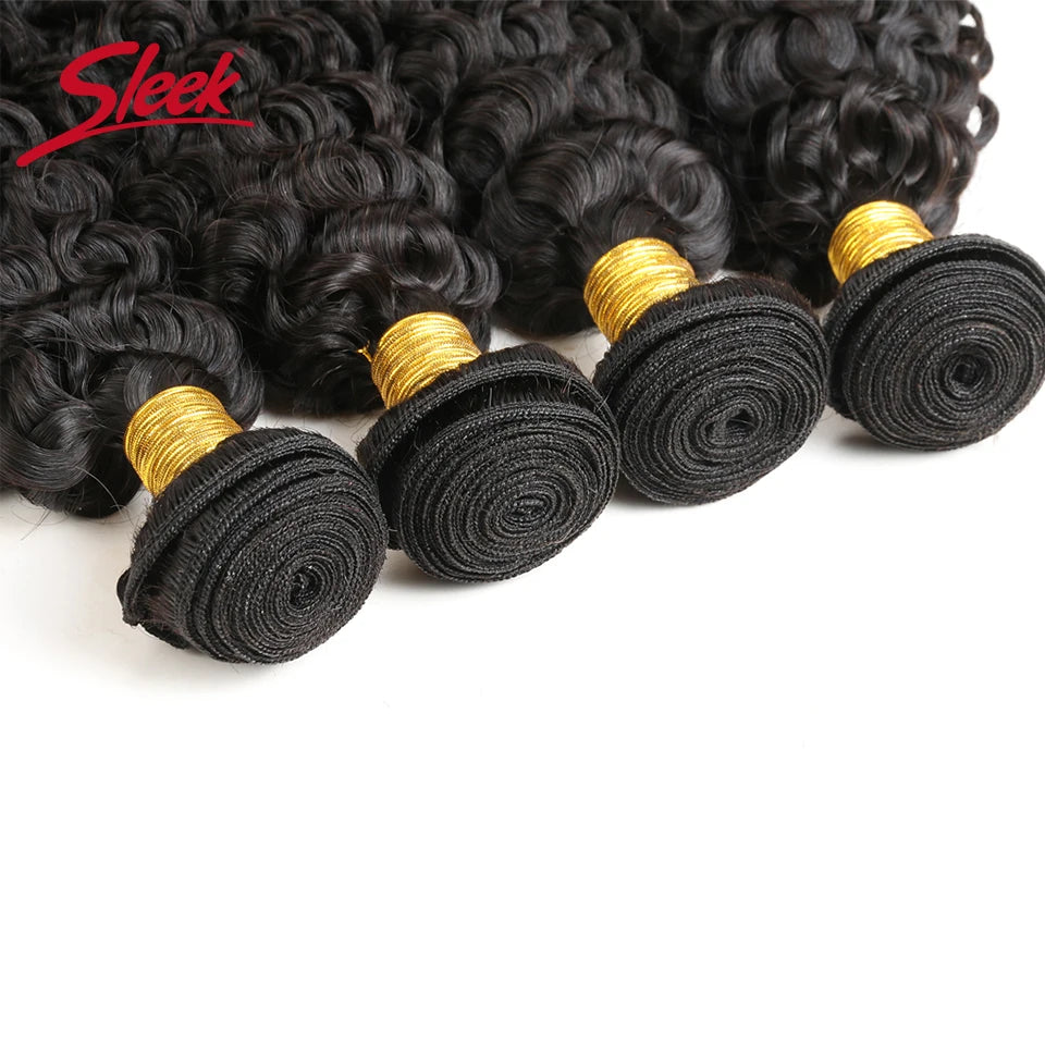 Brazilian Kinky Curly Bundles Nature Black Human Hair Extension Sleek Jerry Curl 100% Remy Human Hair Can Buy 3 Or 4 Bundles