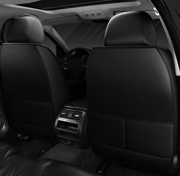 Universal Luxury Designer 5D Nappa Leather Car Seats Cover Auto Accessory Protective Model Avalon