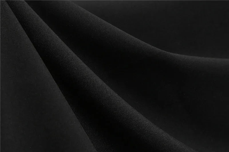 Women Vintage Dress Robe Elegant Party  Casual Office Midi Dress Femme Summer Puff Sleeve Square Collar Solid Red