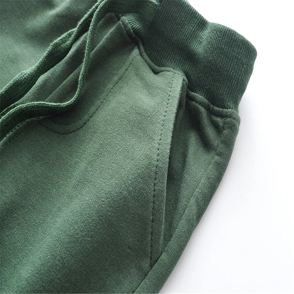 Jumping meters  New Arrival Children Sweatpants for Autumn Spring Plain Boys Girls Long Pants Fashion Sport Kids Trousers