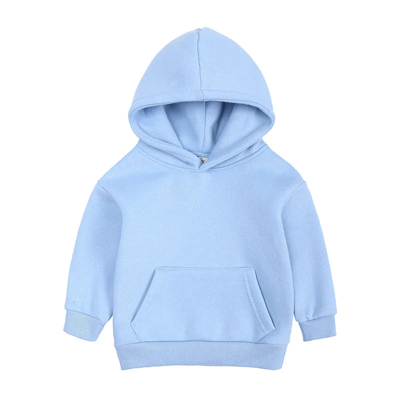 2-12 years old children's clothing winter new boys and girls' fleece sweater suit hooded Plush sportswear children's suit