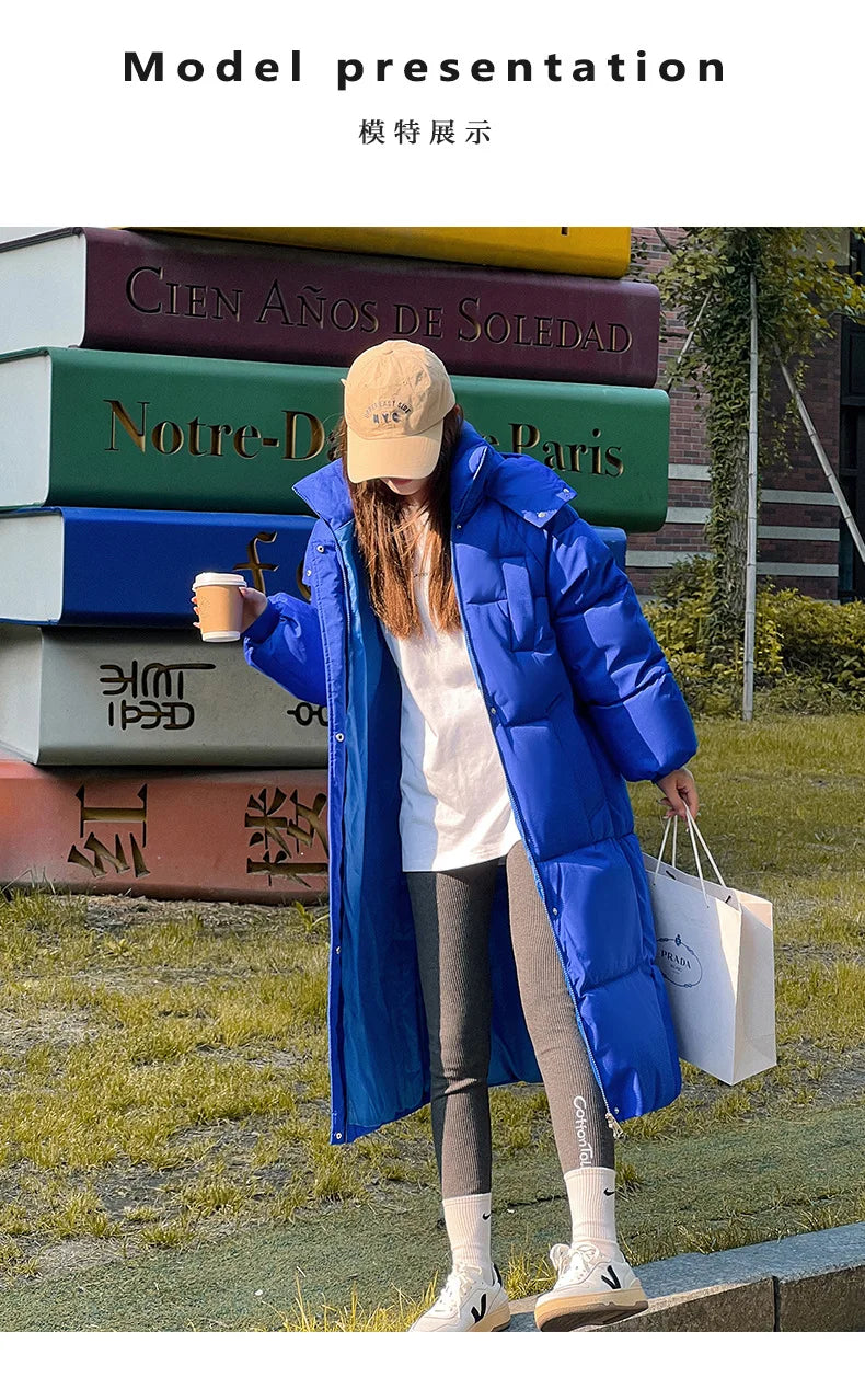 Winter Women's Cold Coat Parkas Hooded Long Padded Jacket Jacket Plus Size Super Hot Coat Cheap Wholesale Snow Outercoat Korean