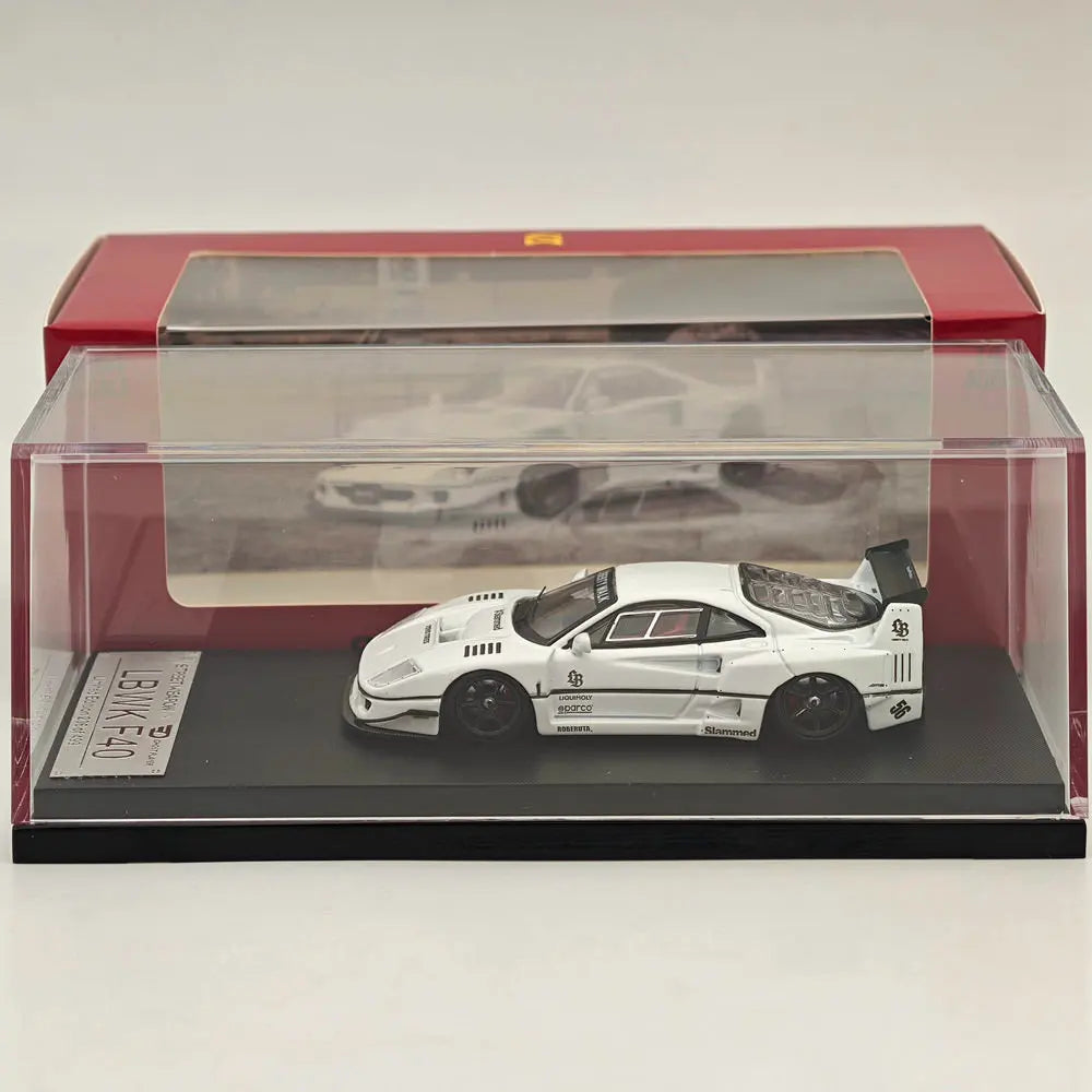 LBWK Liberty Walk F40 1/64 STREET WARRIOR Diecast Car - Slammed Low Rider Limited Edition, Alloy Model for Adults & Collectors