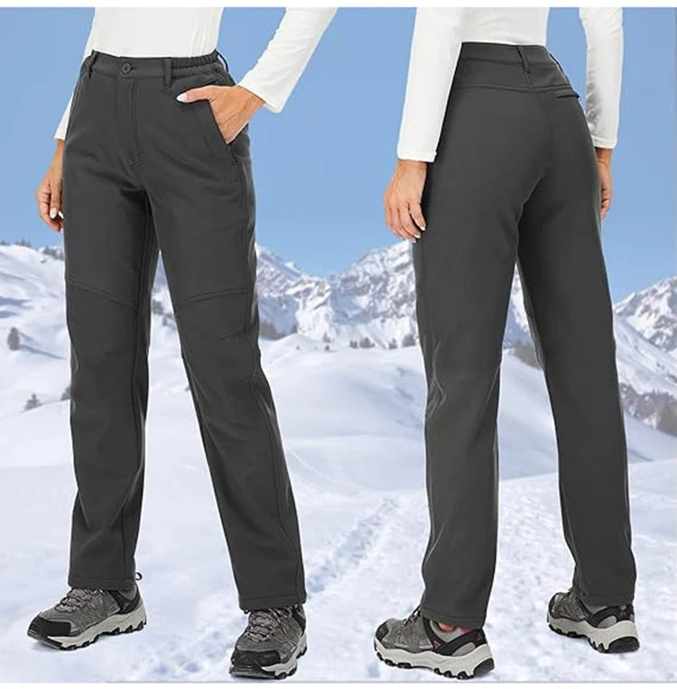Women Winter Pants Are Warm, Waterproof, Windproof, Camping, Outdoor Travel, Mountain Climbing, Cycling, Sports Pants
