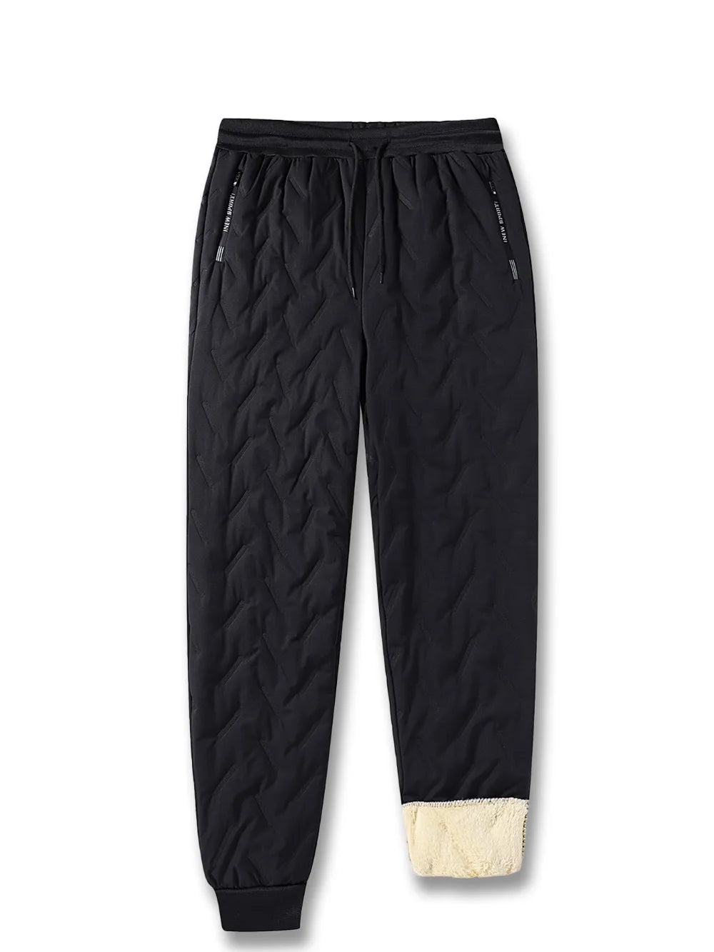 New Thickened Winter Pants Men Windproof Warm-Keeping Sweatpants Lambswool Casual Down Cotton Male Trousers Joggers Sportwear