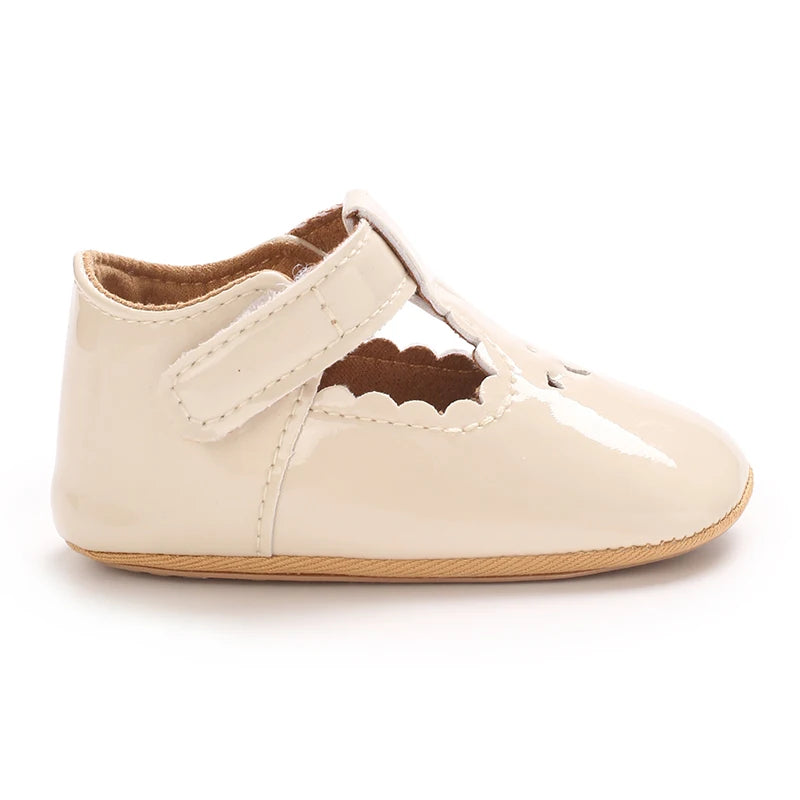 Baby Little Leather Shoes Spring And Autumn New Style Western Soft Soled Sneakers Female Baby Princess Shoes