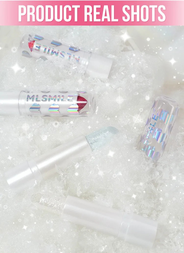 Diamond Metallic Pearlescent Lipstick Shiny Non-stick Cup Matte Velvet Waterproof Lip Stick Sexy Red White Lips Makeup Cosmetics