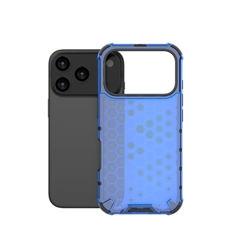 For iPhone 17 Pro Case iPhone 17 Pro Cover Honeycomb Style Bumper Shield Protective Phone Cases For iPhone 17 Pro Max Air Funda