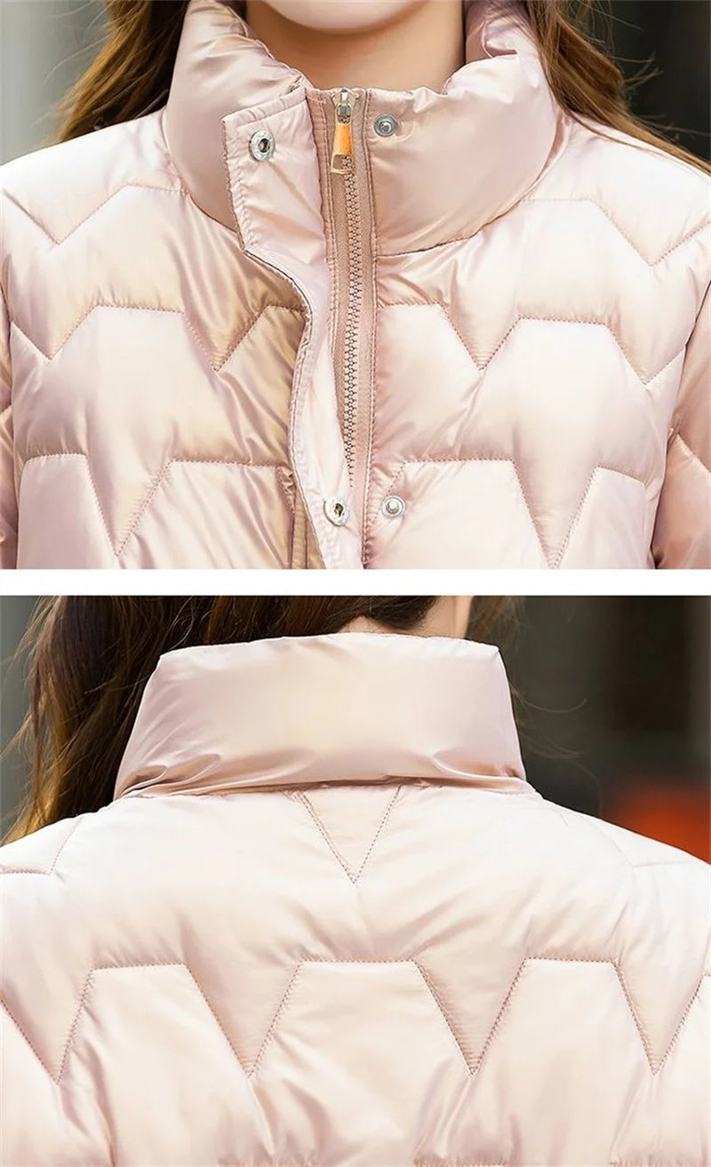 Winter Clothes Women Parkas Jacket 2023 New Women Fashion Solid Thick Short Coats Coats for Women Winter Coat Women