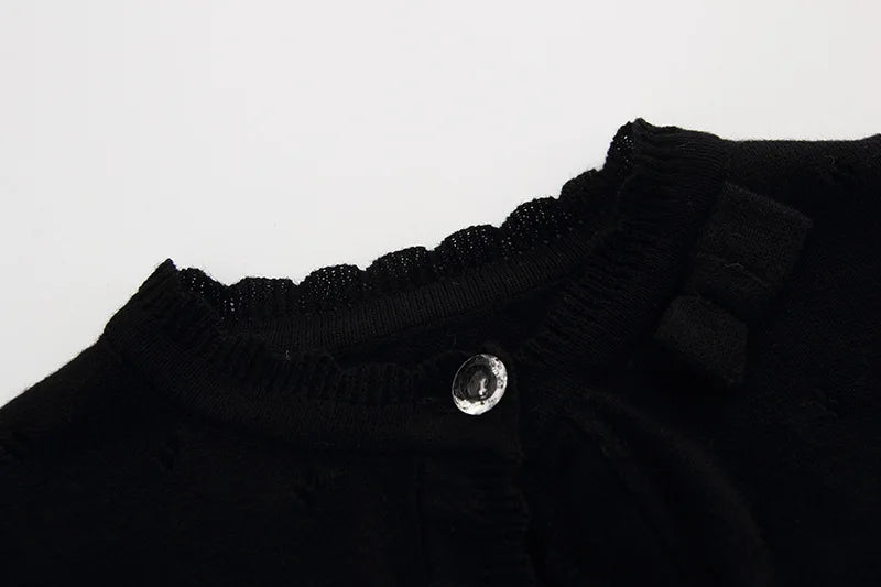 0 to 8 Years White Girls Cardigans Sweater Jacket Kids Girls Coat Outcoat Shawl Girls Clothing