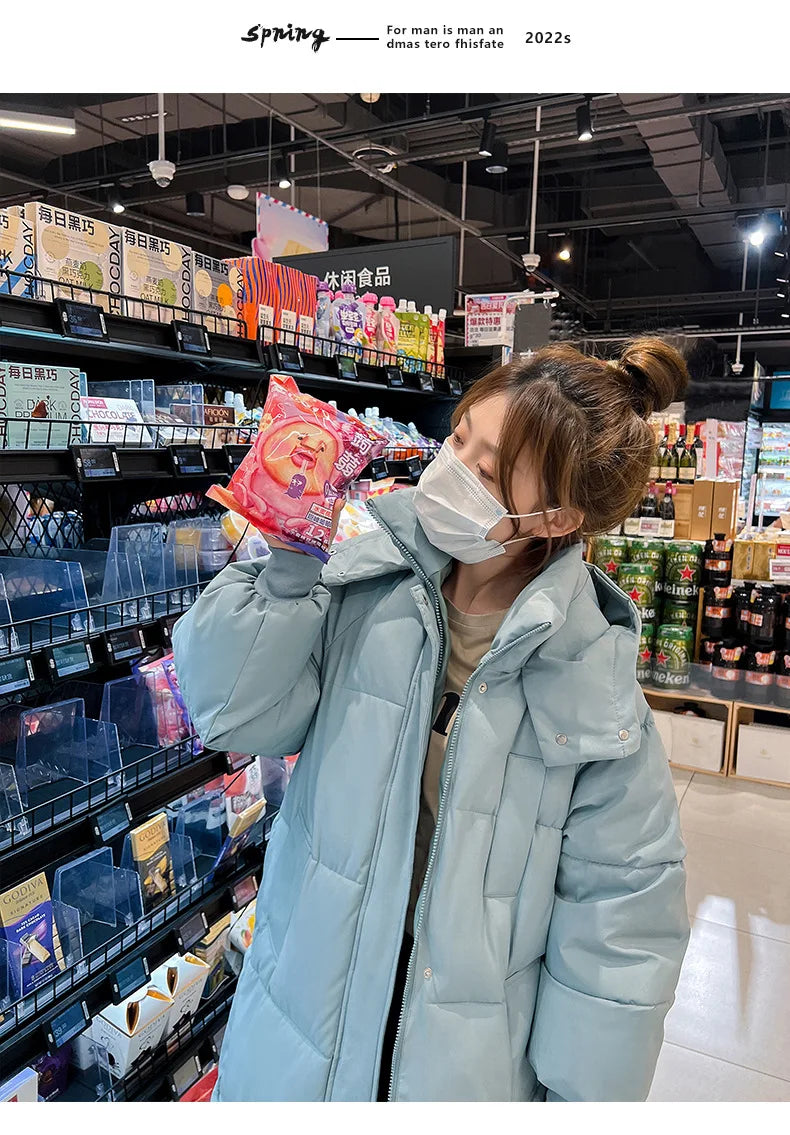 Winter Women's Cold Coat Parkas Hooded Long Padded Jacket Jacket Plus Size Super Hot Coat Cheap Wholesale Snow Outercoat Korean