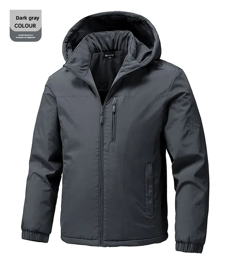 Winter Padded Workwear Jacket Men New Hot Cotton Puffer Jackets Men's Hooded Jacket Men's Cotton Parkas Men's Autumn Winter Coat