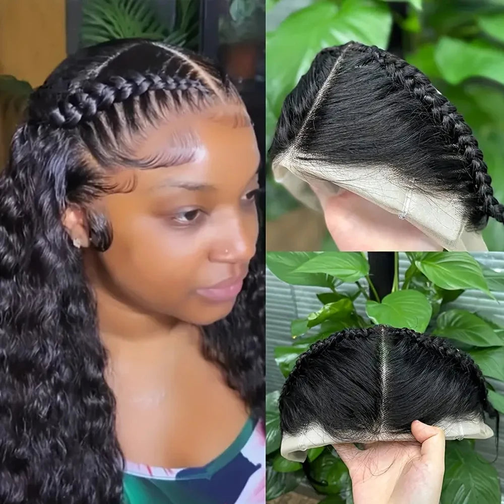 Straight 13X4 HD Lace Frontal Wig 100% Human Hair  Brazilian Remy Hair Lace Closure Only with Braids 13x4 Lace Front Natural