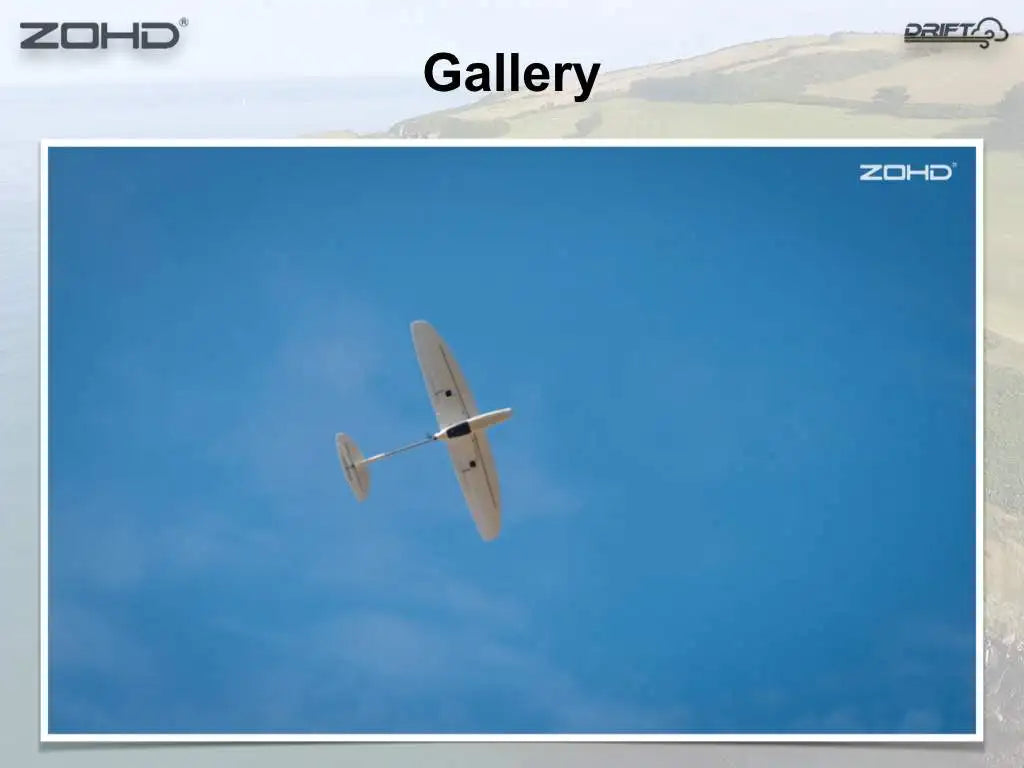 ZOHD Drift 877mm Wingspan FPV Glider AIO EPP RC Airplane PNP FPV Version Remote Control Aircraft Models Toys for Adults