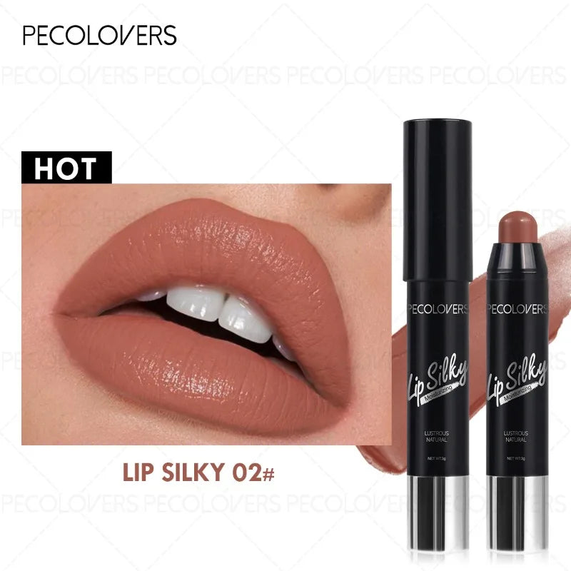 1pcs Multi-color Moisturizing Lipstick Pen, Multi-color Selection To Depict The Outline of The Lips, No Dryness, Lip Cosmetics