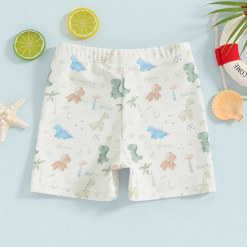 Toddler Baby Boy Swim Trunks Dinosaur Beach Shorts Swimming Shorts Swimsuit Swimwear Bathing Suits Board Shorts