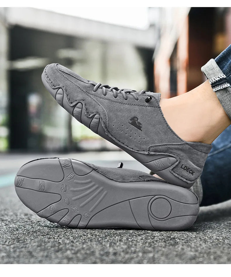 Men Casual Sneakers 2023 New In Ankle Boots Lace Up Males Shoes Fashion High Quality Loafers Men Luxury Casual Shoes Mocasines