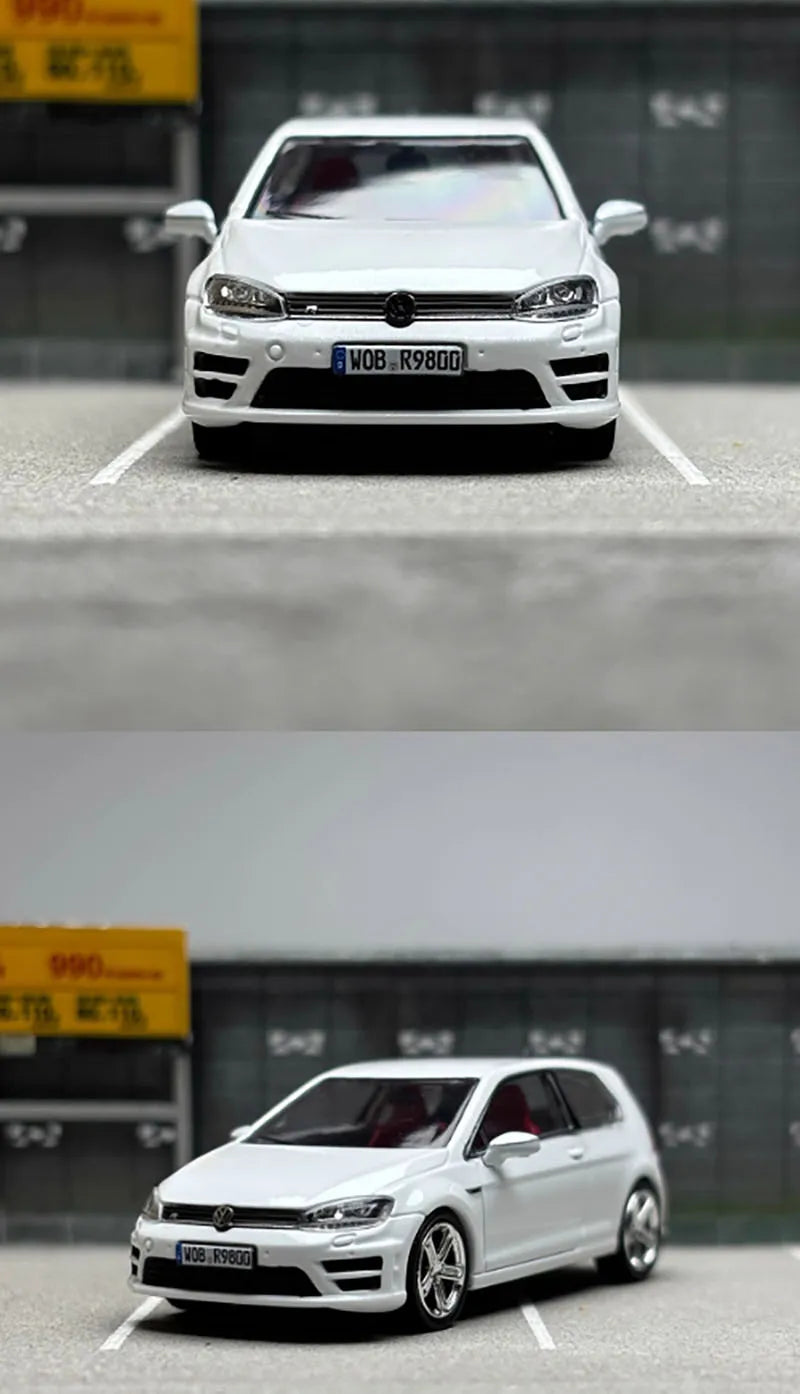 ZOOM 1:64 Scale VW Golf 7R 7 Generation Travel Car Alloy Car Model Classics Adult Souvenir Gift Static Display