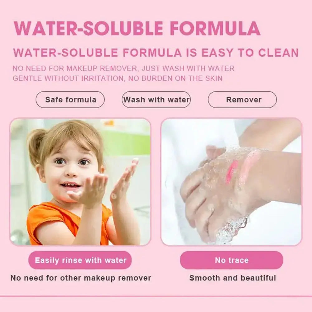 Kids Makeup Kit for Girl Washable Kids Makeup Kit Girl Toys Real Little Girls Makeup Kit for Kids Children Princess Play Makeup